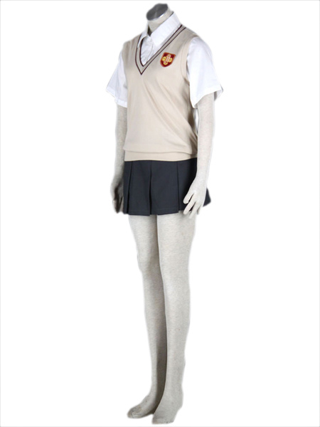 HOT To Aru Kagaku no Railgun  Misaka Mikoto cosplay School uniform costume 