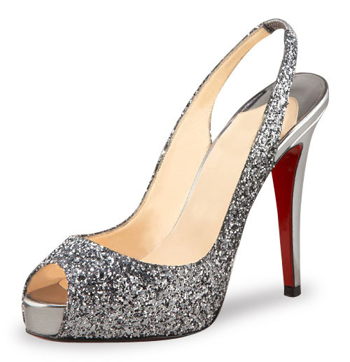 4 7/10'' High Heel Silver Sling-back Platform Sexy Sandals - Milanoo.com