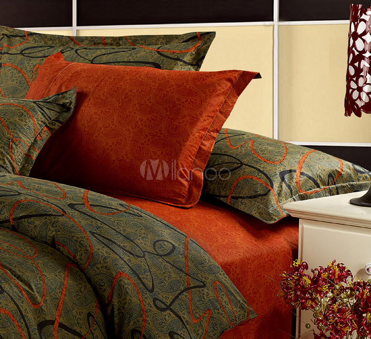 Great 4Piece Full Twill 100 Cotton Bedding Set