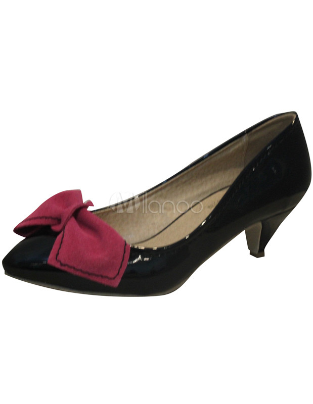 pointed bow heels