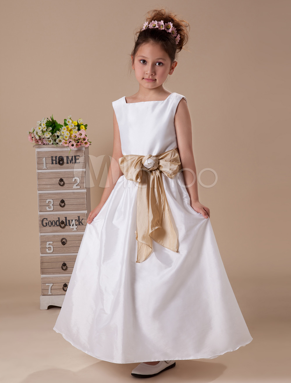 sash for flower girl dress