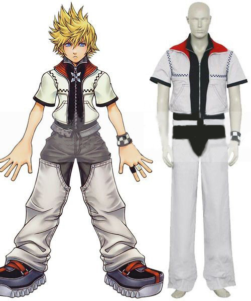 kingdom hearts roxas cosplay costume halloween milanoo com