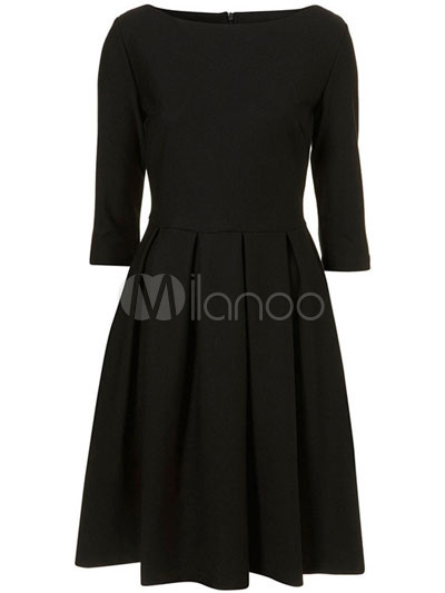 vestido com meia manga