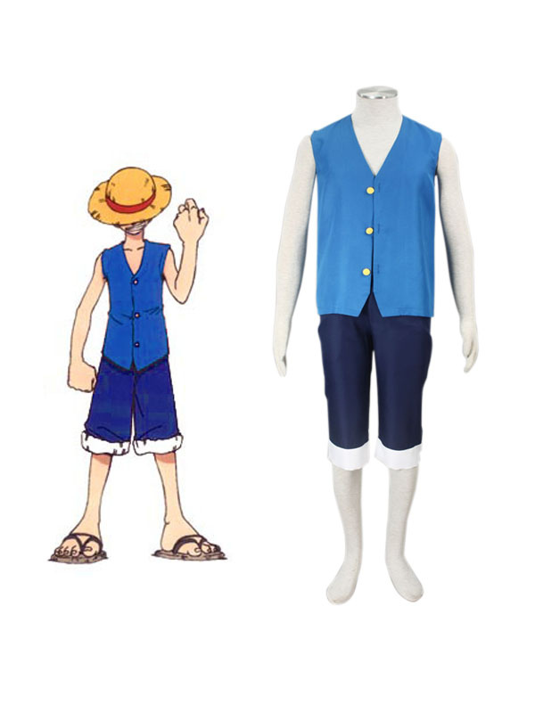 Luffy/Ruffy ropa, trajes, One Piece