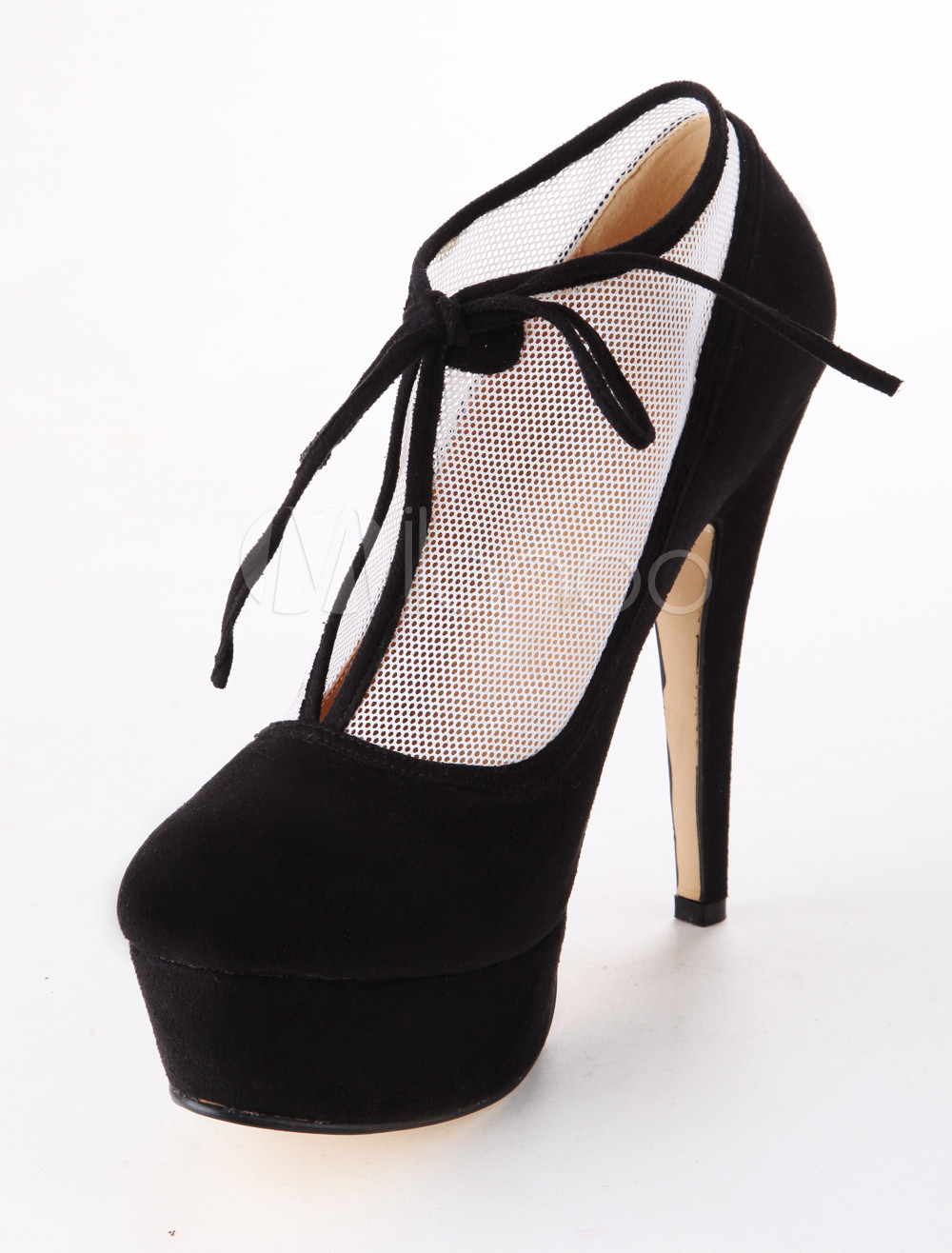 suede high heel booties