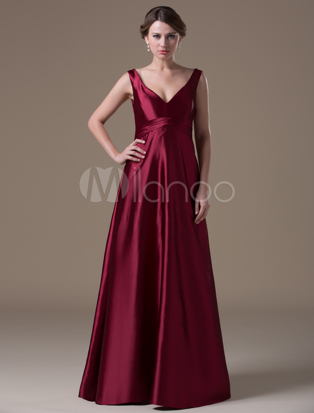 burgundy maternity bridesmaid dress