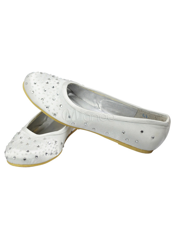 white ballet style shoes