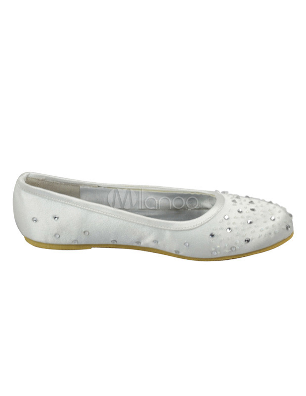 white ballet style shoes