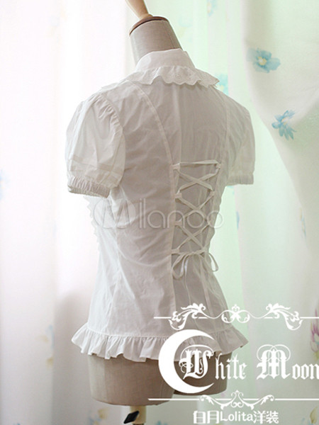 white lolita shirt