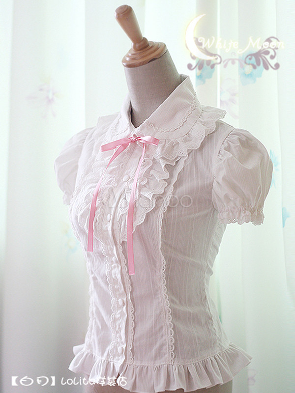 white lolita shirt