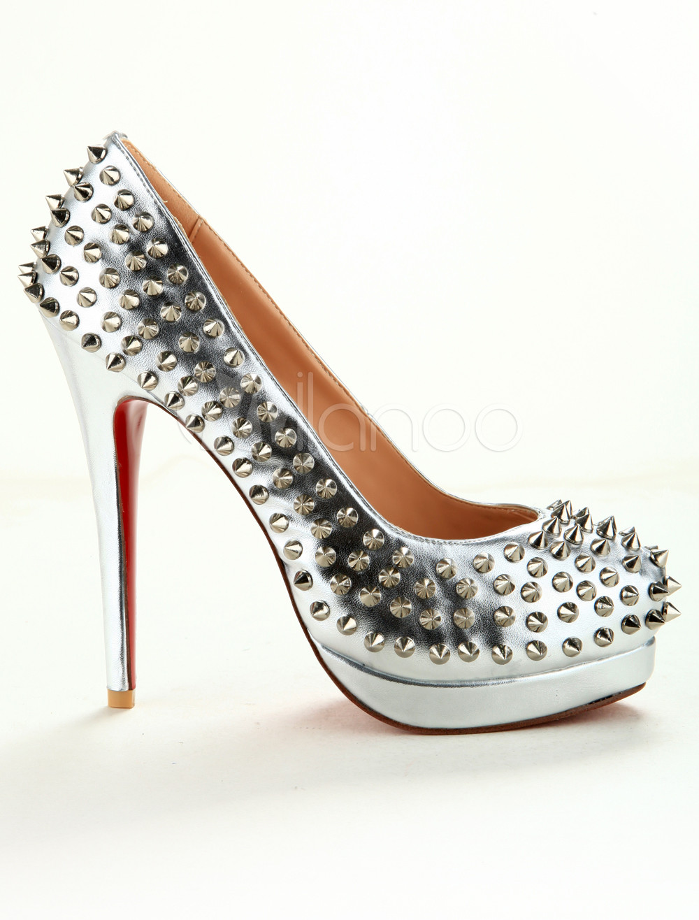 silver studded shoes