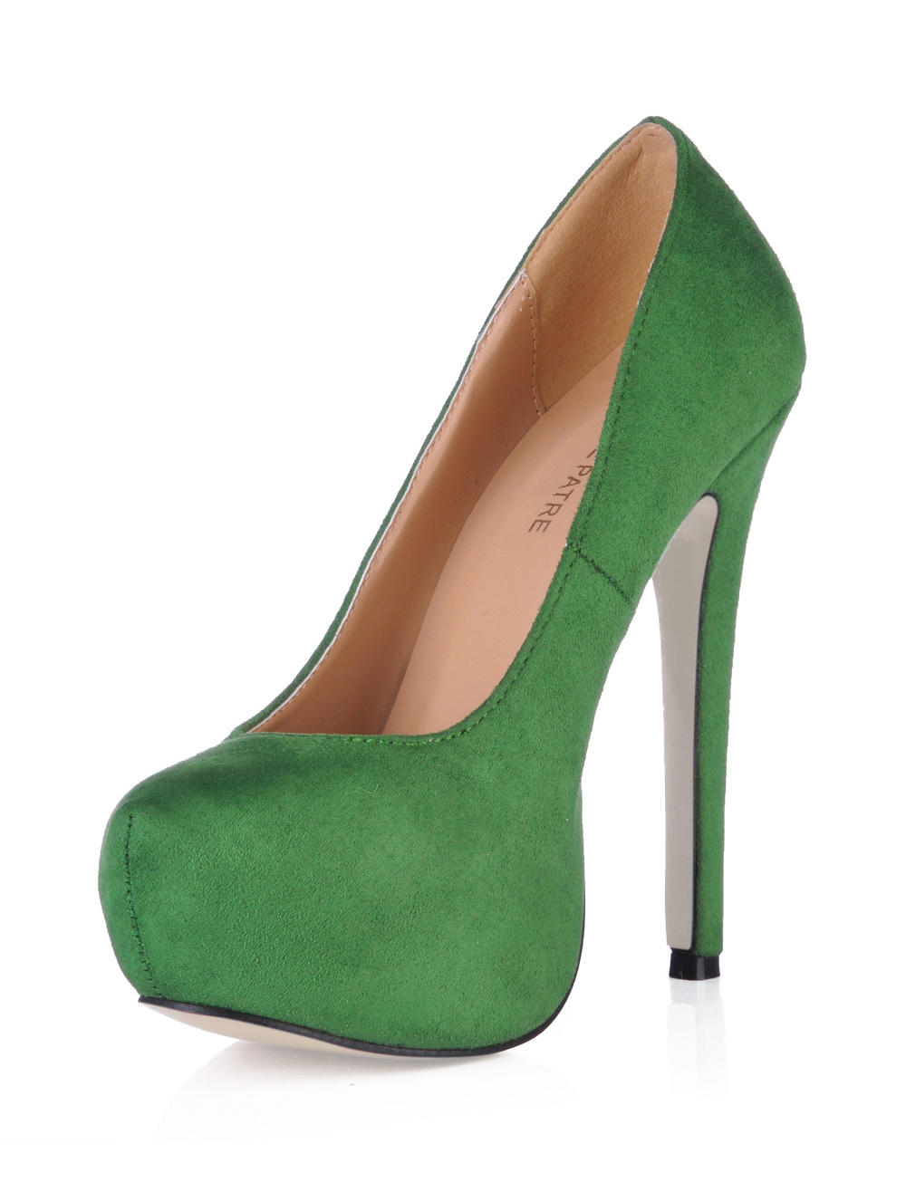 scarpe verdi con tacco