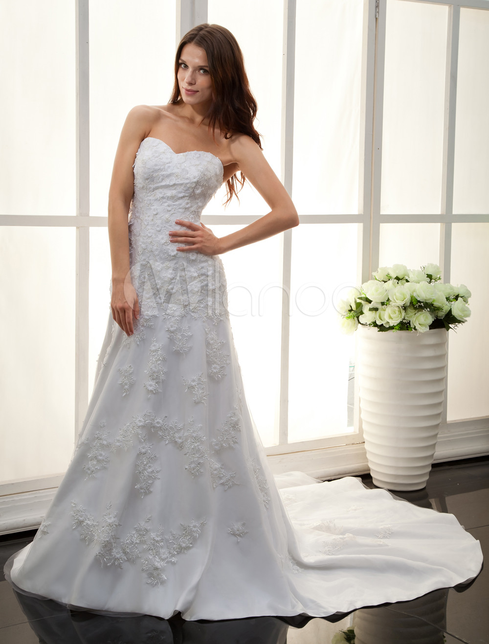 Amazing Wedding Dress With Applique of all time Check it out now 