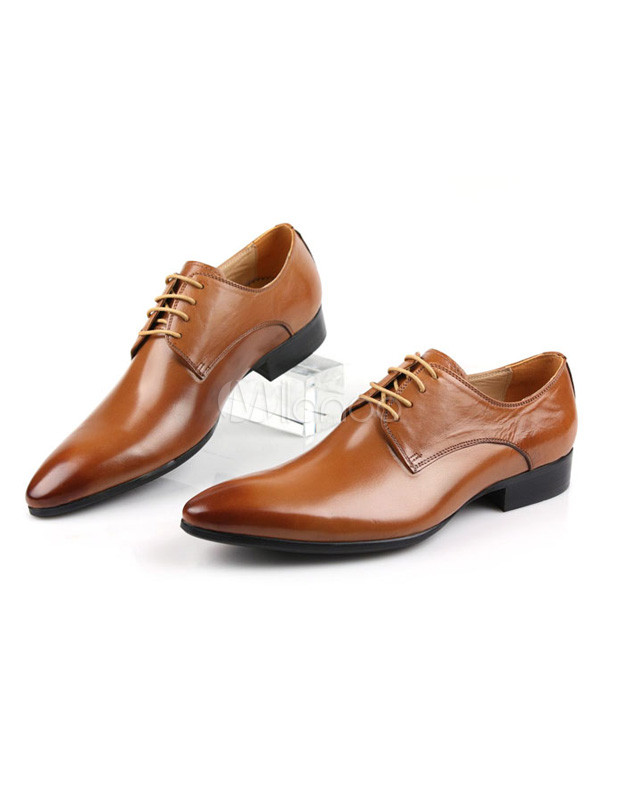 light tan formal shoes