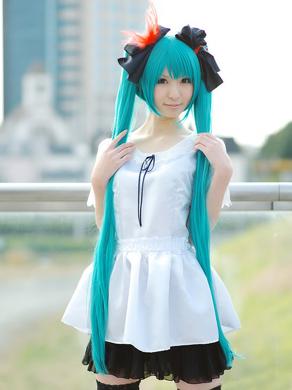 VOCALOID 2 HATSUME MIKU Cosplay Costume Any Size 