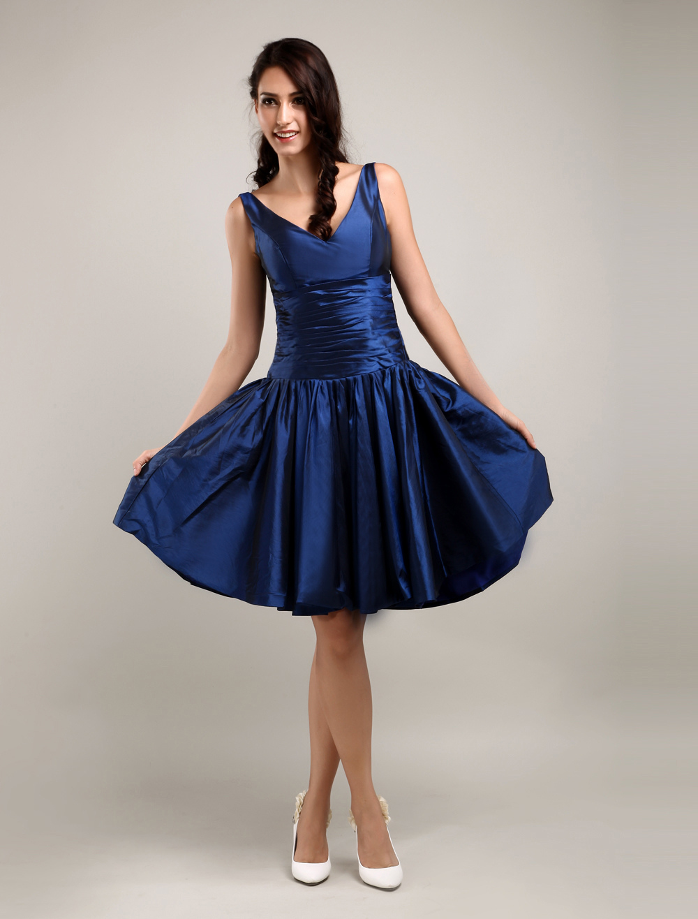 taffeta bridesmaid dresses