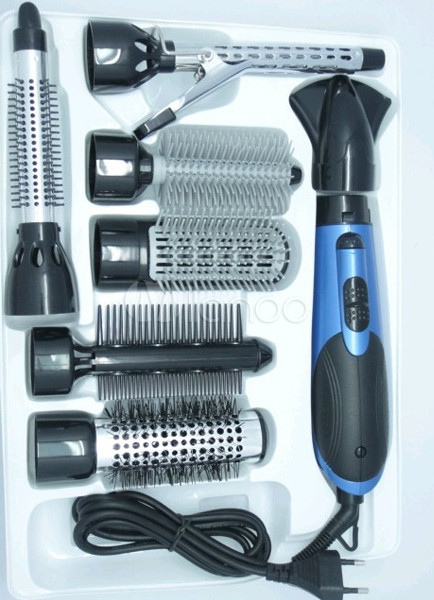 7 Attachment All-in-one Hot Air Hair Brush Styler Dryer 