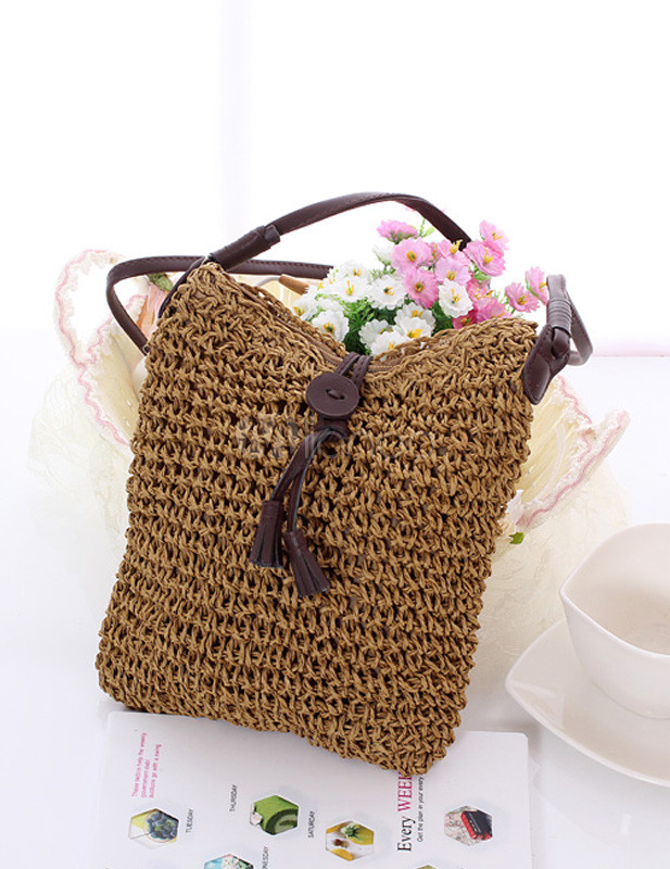 wicker cross body bag