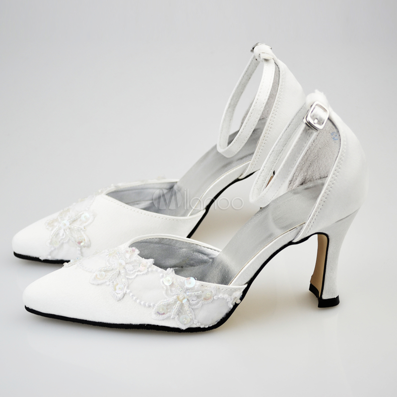 wedding shoes for women white