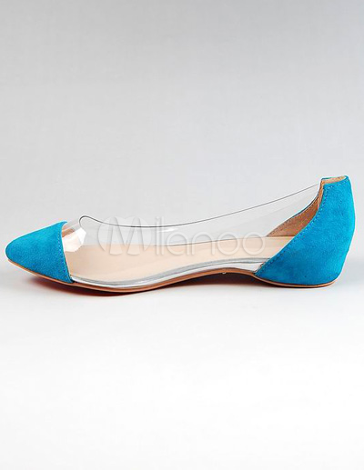 clear flats for women