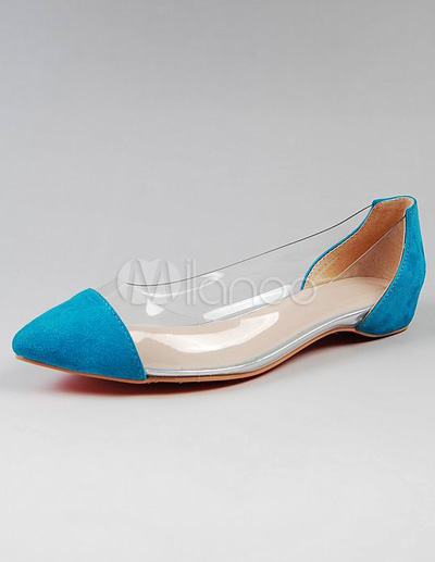 clear flats for women