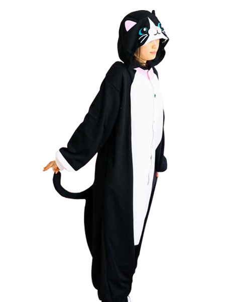 profesor Soportar desarrollando Disfraz Halloween Kigurumi para disfraz de gato negro - Costumeslive.com