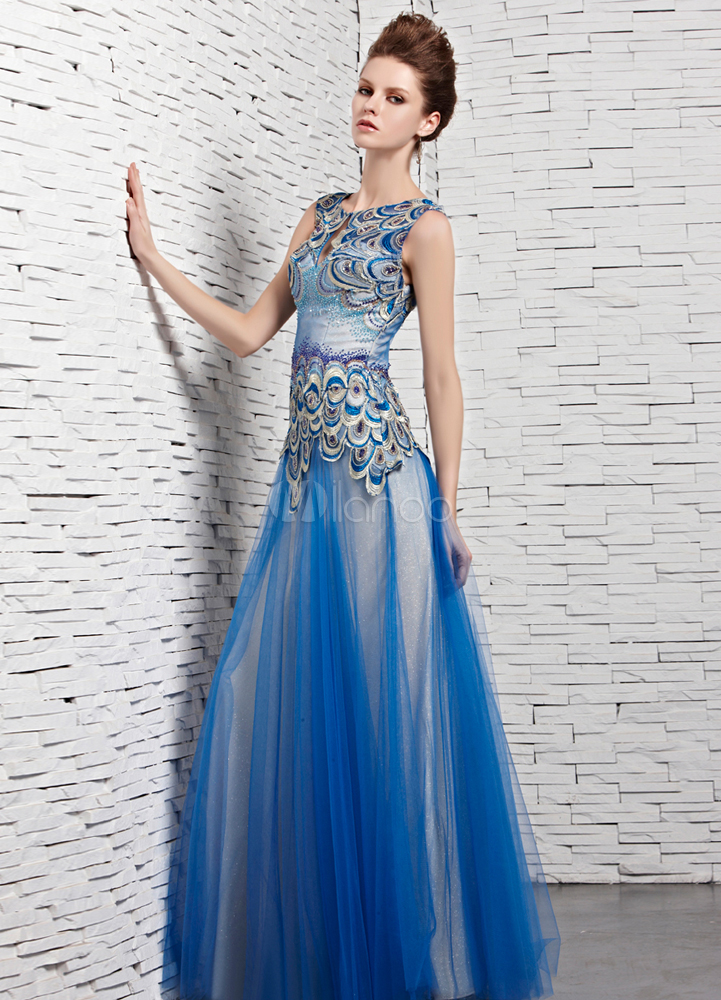 sky blue colour gown