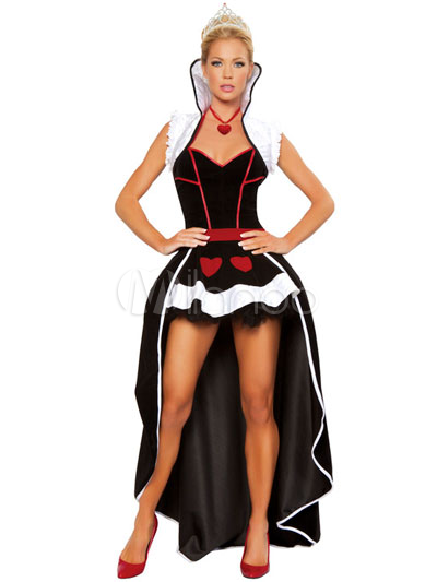 コスチューム衣装 ハロウィン トランプガール セクシー 心柄 コスプレ 王女 Milanoo Jp