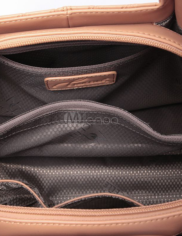 Casual Apricot Cowhide Tote Bag For Women