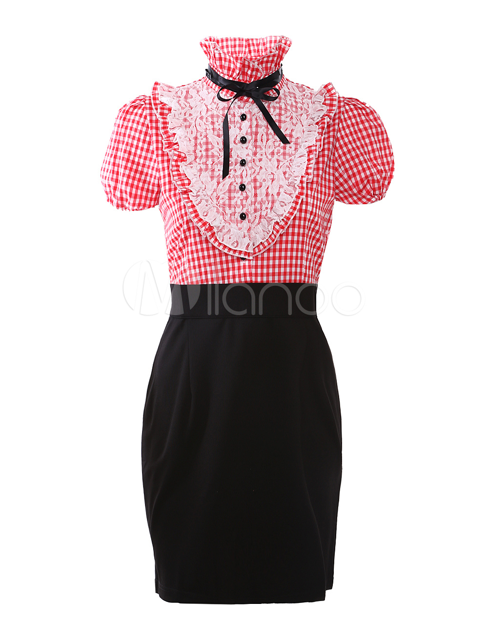 mila duo tone shirt dress