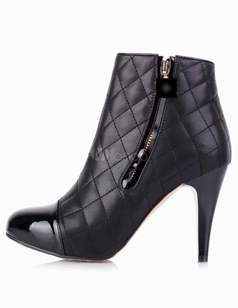 stiletto white boots