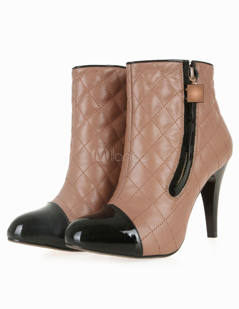 stiletto heel pointed toe ankle boots