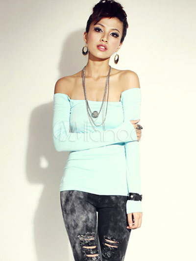 Shoulder Long Sleeve Shirt Online Sales 