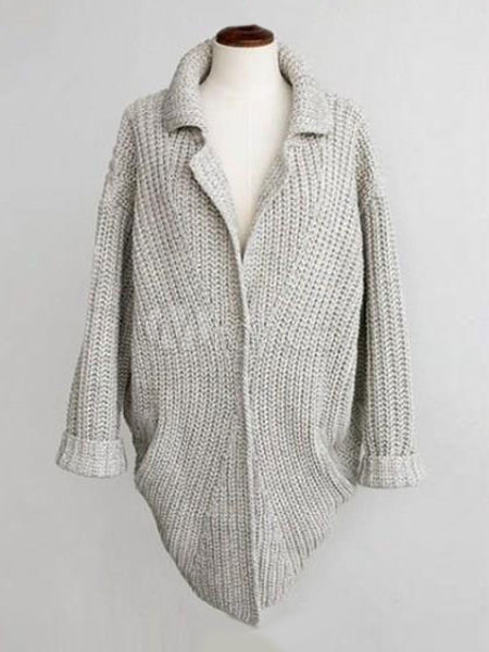 Knitted Cardigans With Open Front - Milanoo.com
