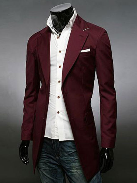 casaco slim fit masculino