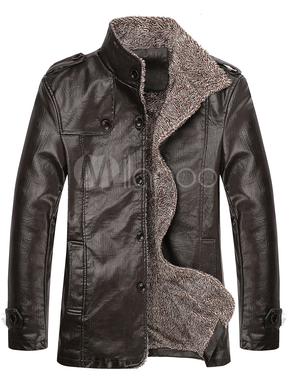 Long Vintage Leather Jacket