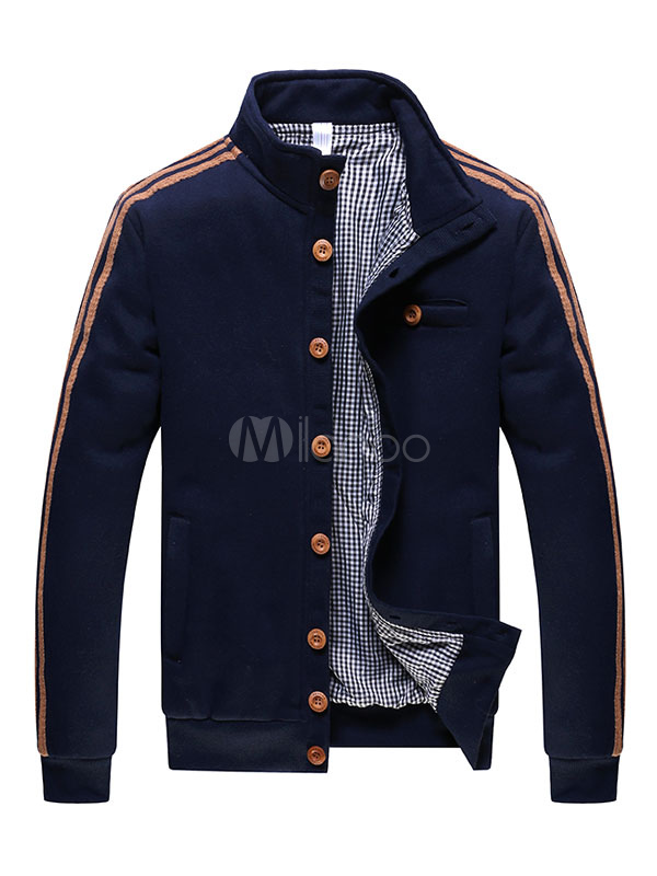 Striped Jacket - Milanoo.com