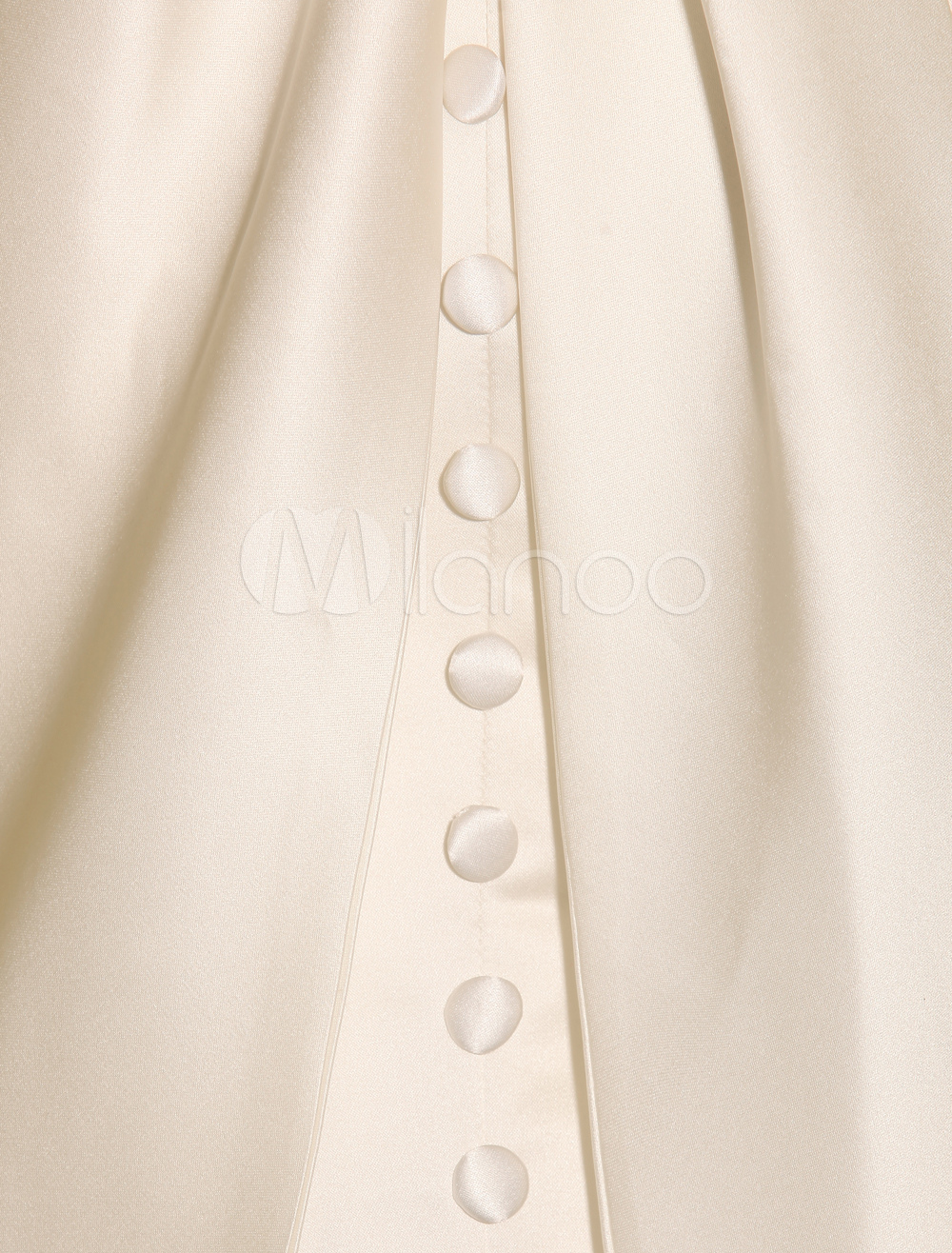 A-Line Floor Length Cowl Neck Classic Satin Dress Lavender main image 1