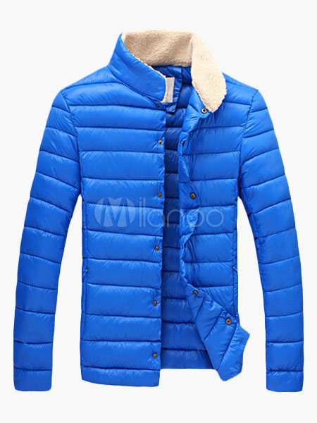Quilted Jacket in Solid Color - Milanoo.com