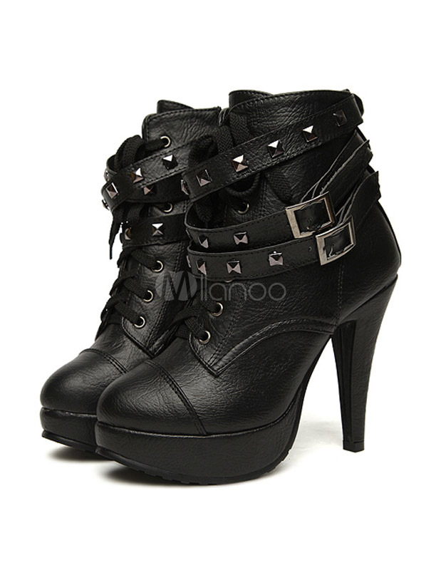 booties with stiletto heel