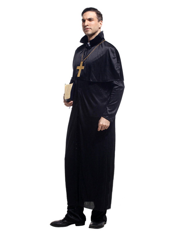 Halloween Black Priest Costumes - Milanoo.com