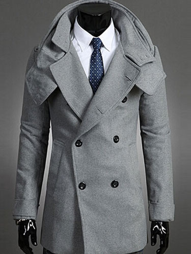 Quilted Long Coat - Milanoo.com