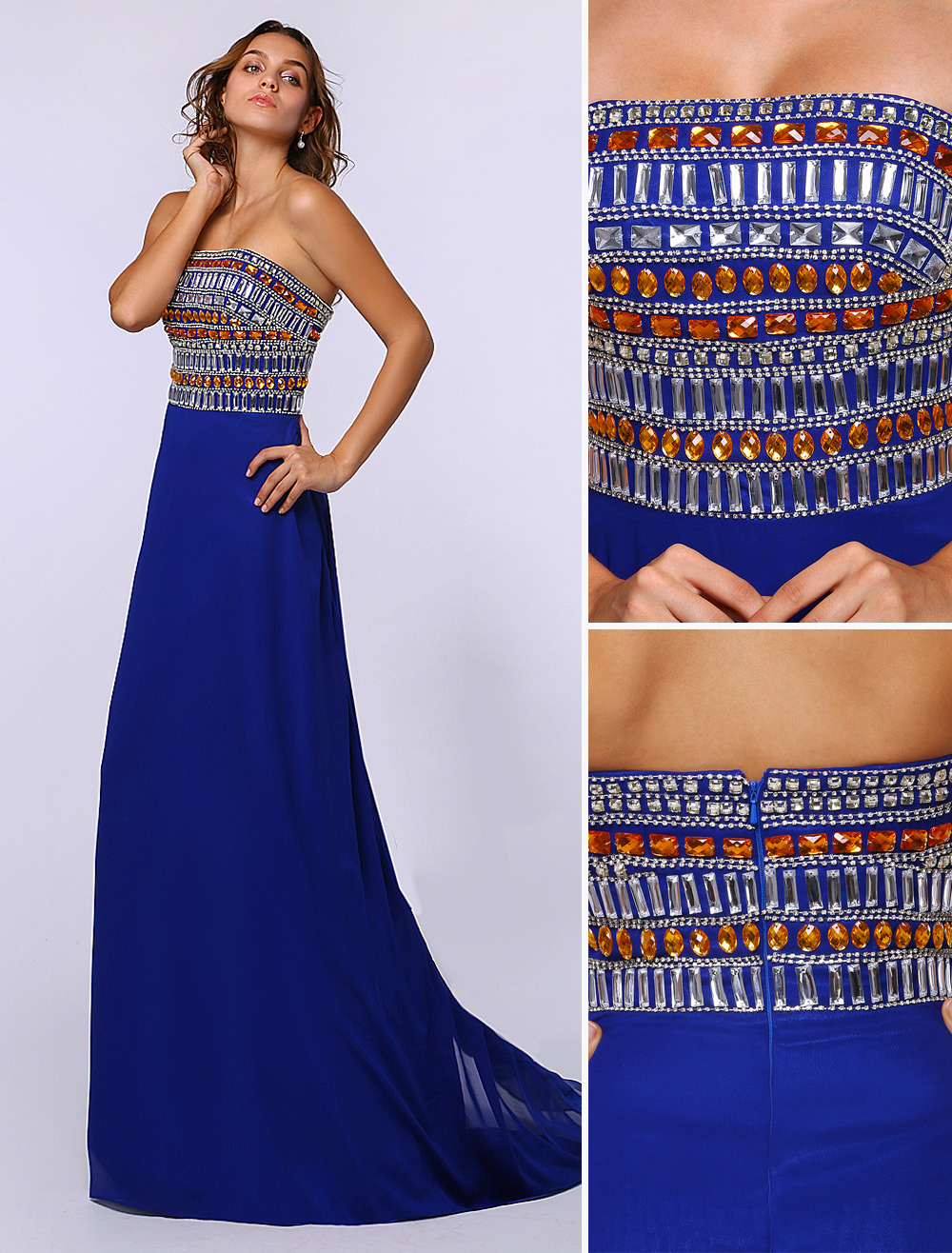 gown blue color