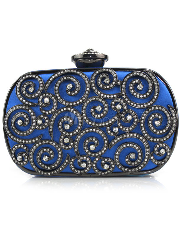 Vintage Metallic Metal Evening Bag For Woman