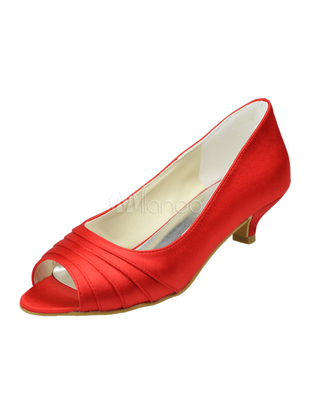 chaussure mariée rouge