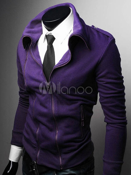 casaco roxo masculino