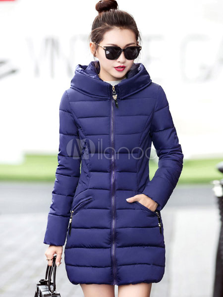 casaco de inverno acolchoado feminino