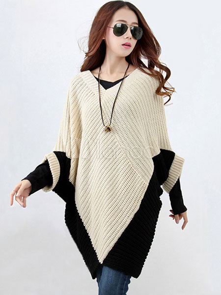 Buy > womens poncho sweater with sleeves > in stock