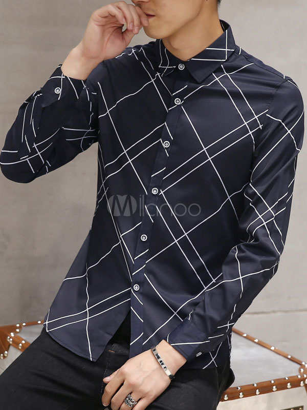 men's long sleeve shirts cotton