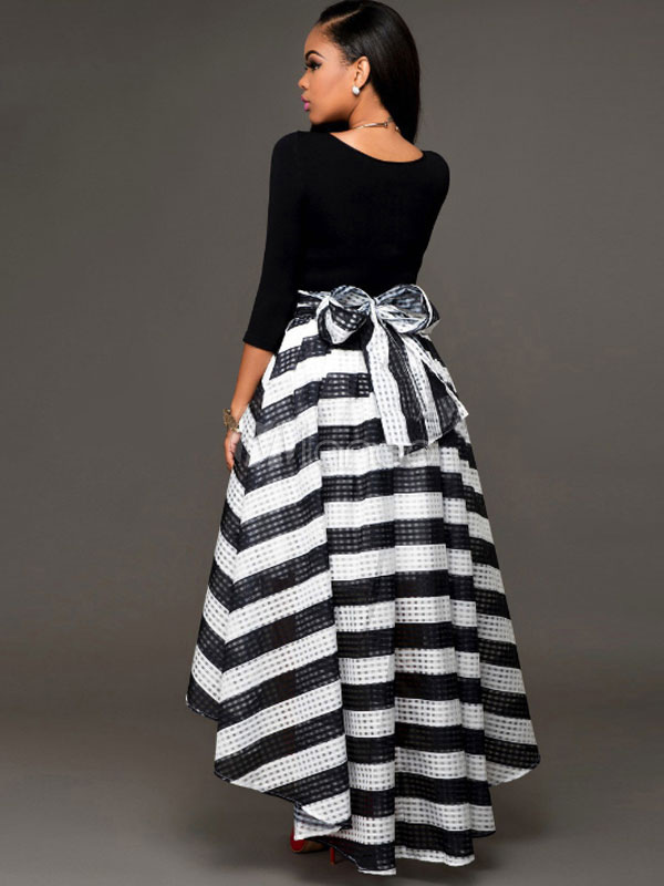 high low ankara skirt